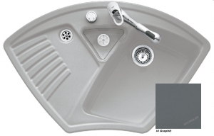 Villeroy & Boch Arena Eck, Farbe i4 Graphit, Classicline