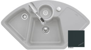 Villeroy & Boch Solo Eck, Farbe S5 Ebony, Premiumline