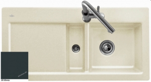 Villeroy & Boch Subway 60, Farbe S5 Ebony, Premiumline, Becken rechts oder Becken links