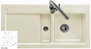 Villeroy & Boch Subway 60, Farbe KW La Rose, Trendline, Becken rechts oder Becken links