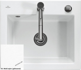 Villeroy & Boch Subway 60 S, Farbe R1 Weiss alpin, Classicline