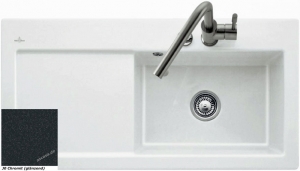 Villeroy & Boch Subway 60 XL, Farbe J0 Chromit, Premiumline, Becken rechts oder Becken links