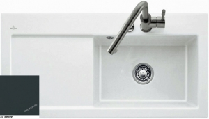 Villeroy & Boch Subway 60 XL, Farbe S5 Ebony, Premiumline, Becken rechts oder Becken links