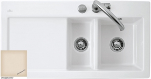 Villeroy & Boch Subway 60 XR, Farbe I2 Cappuccino, Classicline, Becken rechts oder Becken links