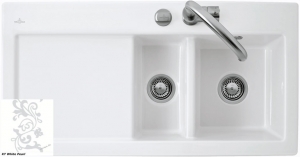 Villeroy & Boch Subway 60 XR, Farbe KT White Pearl, Trendline, Becken rechts oder Becken links