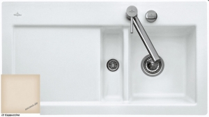 Villeroy & Boch Subway 50, Farbe I2 Cappuccino, Classicline, Becken rechts oder Becken links