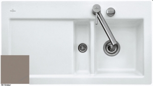 Villeroy & Boch Subway 50, Farbe TR Timber, Premiumline, Becken rechts oder Becken links