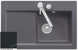 Villeroy & Boch Subway 45, Farbe J0 Chromit, Premiumline, Becken rechts oder Becken links