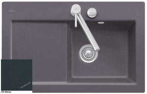 Villeroy & Boch Subway 45, Farbe S5 Ebony, Premiumline, Becken rechts oder Becken links