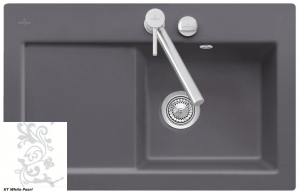 Villeroy & Boch Subway 45, Farbe KT White Pearl, Trendline, Becken rechts oder Becken links