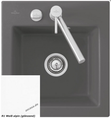 Villeroy & Boch Subway 45 XS, Farbe R1 Weiss alpin, Classicline