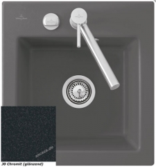 Villeroy & Boch Subway 45 XS, Farbe J0 Chromit, Premiumline