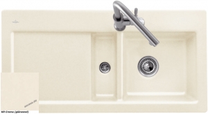 Villeroy & Boch Subway 60 flat, Farbe KR Crema, Classicline, Becken rechts oder Becken links