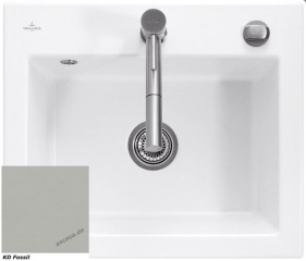 Villeroy & Boch Subway 60 S Flat, Farbe KD Fossil, Classicline