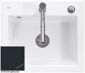 Villeroy & Boch Subway 60 S Flat, Farbe J0 Chromit, Premiumline