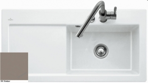 Villeroy & Boch Subway 60 XL Flat, Farbe TR Timber, Premiumline, Becken rechts oder Becken links