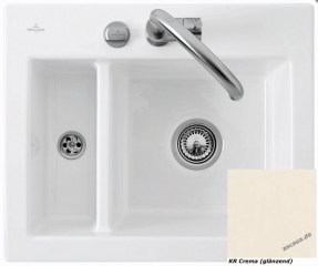Villeroy & Boch Subway 60 XM flat, Farbe KR Crema, Classicline