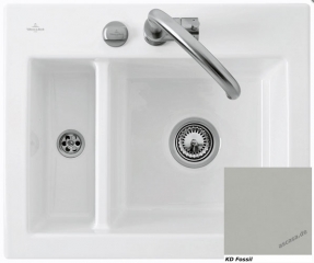 Villeroy & Boch Subway 60 XM flat, Farbe KD Fossil, Classicline