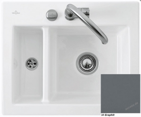 Villeroy & Boch Subway 60 XM flat, Farbe i4 Graphit, Classicline