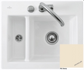 Villeroy & Boch Subway 60 XM flat, Farbe FU Ivory, Classicline