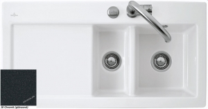 Villeroy & Boch Subway 60 XR Flat, Farbe J0 Chromit, Premiumline, Becken rechts oder Becken links
