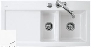 Villeroy & Boch Subway 60 XR Flat, Farbe KG Snow white, Premiumline, Becken rechts oder Becken links