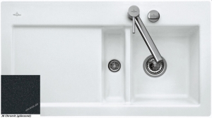 Villeroy & Boch Subway 50 flat, Farbe J0 Chromit, Premiumline, Becken rechts oder Becken links