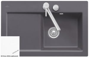 Villeroy & Boch Subway 45 flat, Farbe KG Snow white, Premiumline, Becken rechts oder Becken links