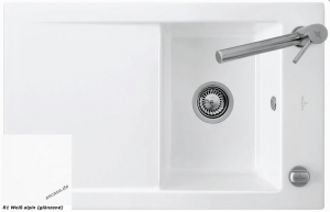 Villeroy & Boch Timeline 45 flat, Farbe R1 Weiss alpin, Classicline