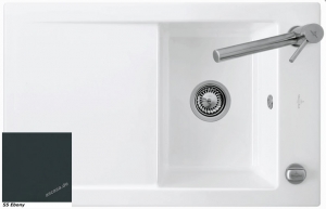 Villeroy & Boch Timeline 45 flat, Farbe S5 Ebony, Premiumline