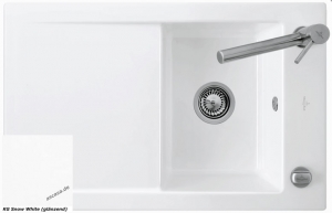 Villeroy & Boch Timeline 45 flat, Farbe KG Snow white, Premiumline