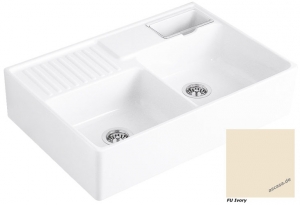 Villeroy & Boch Splstein Doppelbecken, Farbe FU Ivory, Classicline