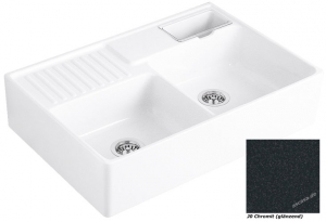 Villeroy & Boch Splstein Doppelbecken, Farbe J0 Chromit, Premiumline