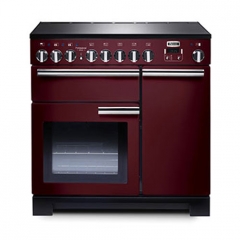 Falcon Professional Deluxe 90, Range Cooker, Induktionskochfeld, 90 cm, Farbe Cranberry, mit 5 Jahren Garantie!