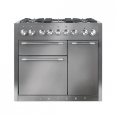 Falcon Mercury 1000, Range Cooker, Gaskochfeld, 100 cm, Farbe Stainless Steel, mit 5 Jahren Garantie!