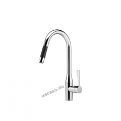 Dornbracht Sync Pull-Down Einhebelmischer mit Brausefunktion, Hochdruck, Platin matt, 33870895-06