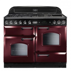 Falcon Classic 100, Range Cooker, Gaskochfeld, 100 cm, Farbe Cranberry, mit 5 Jahren Garantie!