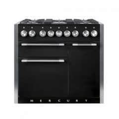 Falcon Mercury 1000, Range Cooker, Gaskochfeld, 100 cm, Farbe Matt / Gloss Black, mit 5 Jahren Garantie!