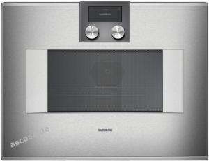 Gaggenau BM 451 110, Mikrowellen-Backofen Serie 400, Bedienung oben, Linksanschlag. Mit 5 Jahren Garantie!