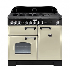 Falcon Classic Deluxe 100, Range Cooker, Gaskochfeld, 100 cm, Farbe Cream, mit 5 Jahren Garantie!