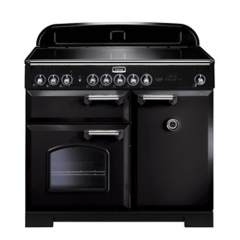 Falcon Classic Deluxe 100, Range Cooker, Induktionskochfeld, 100 cm, Farbe Gloss Black, mit 5 Jahren Garantie!