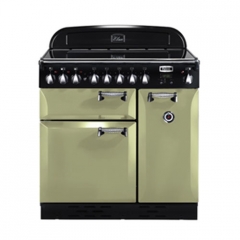 Falcon Elan 90, Range Cooker, Induktionskochfeld, 90 cm, Farbe Olive Green, mit 5 Jahren Garantie!
