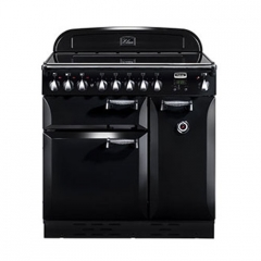 Falcon Elan 90, Range Cooker, Induktionskochfeld, 90 cm, Farbe Gloss Black, mit 5 Jahren Garantie!