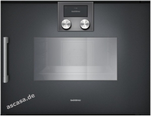 Gaggenau BSP 250 100, Dampfbackofen Serie 200, anthrazit, Rechtsanschlag. Mit 5 Jahren Garantie!