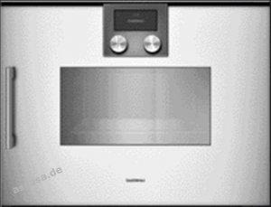 Gaggenau BSP 250 130, Dampfbackofen Serie 200, silber, Rechtsanschlag. Mit 5 Jahren Garantie!