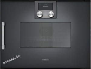Gaggenau BMP 250 100, Mikrowellen-Backofen Serie 200, anthrazit, Rechtsanschlag. Mit 5 Jahren Garantie!