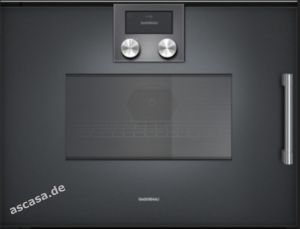 Gaggenau BMP 251 100, Mikrowellen-Backofen Serie 200, anthrazit, Linksanschlag. Mit 5 Jahren Garantie!