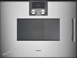 Gaggenau BMP 251 110, Mikrowellen-Backofen Serie 200, metallic, Linksanschlag. Mit 5 Jahren Garantie!