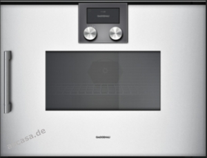 Gaggenau BMP 250 130, Mikrowellen-Backofen Serie 200, silber, Rechtsanschlag. Mit 5 Jahren Garantie!