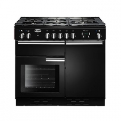 Falcon Professional+ 100, Range Cooker, Gaskochfeld, 100 cm, Farbe Gloss Black, mit 5 Jahren Garantie!